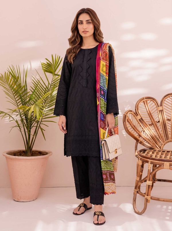 EMBROIDERY CHICKEN KARI 3 PEICE SUIT