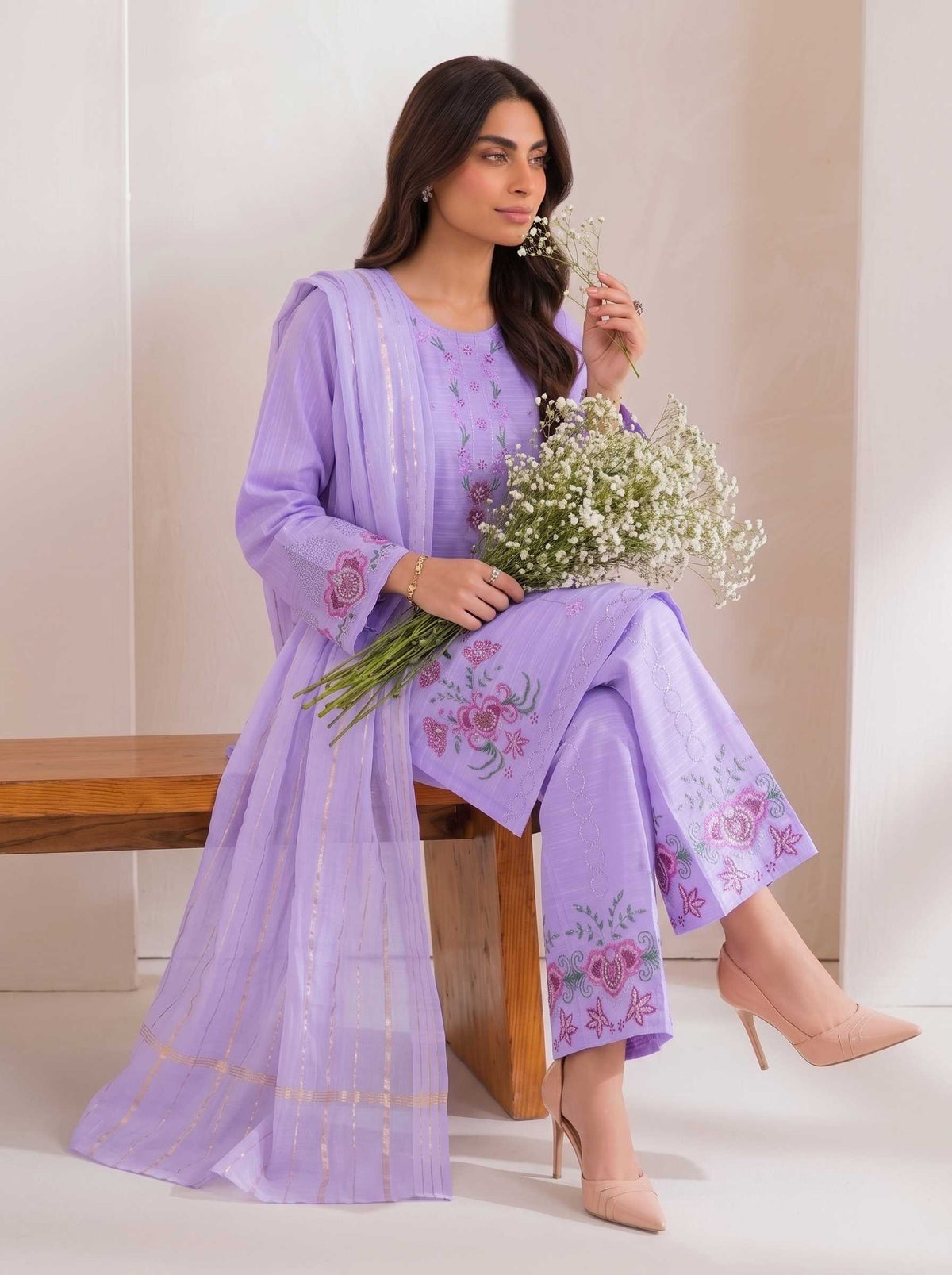 FULLY EMBROIDERY THREAD BORING CUTWORK