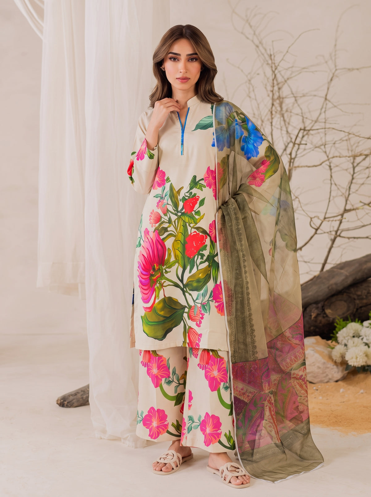 BLOOM DIGITAL PRINTED CO-ORD SET