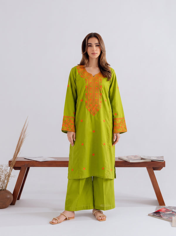 EMBROIDERY KURTI WITH CARGO CO-ORD 2 PC SET✨