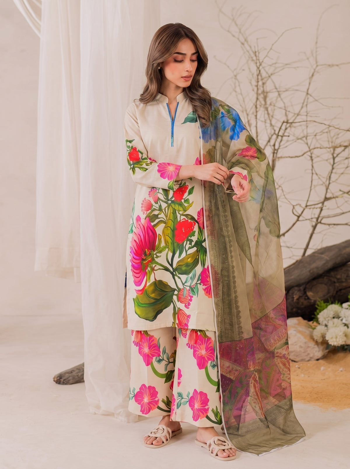 BLOOM DIGITAL PRINTED CO-ORD SET