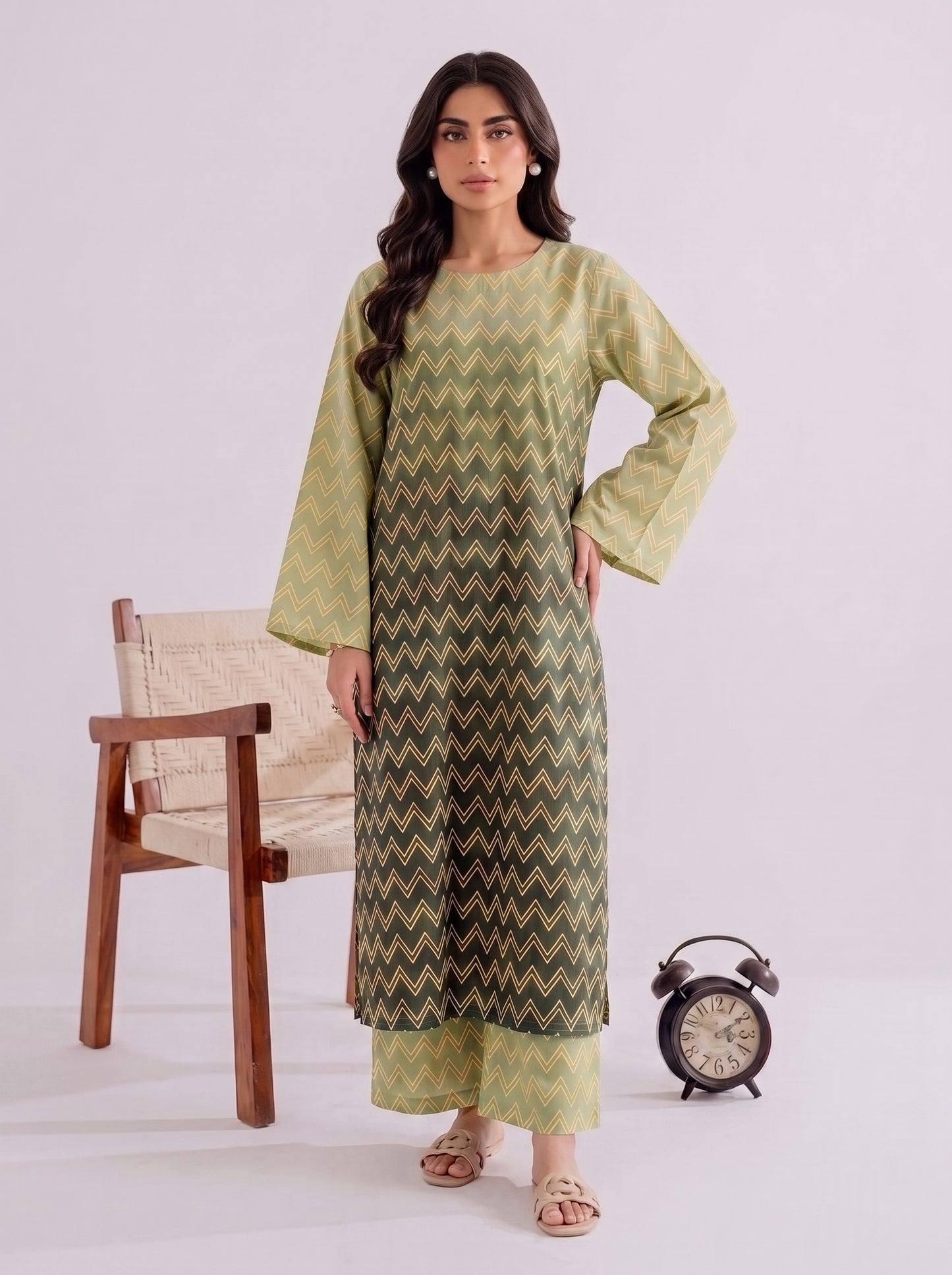 TRENDING DIGITAL PRINTED SWISS LAWN LONG SHIRT