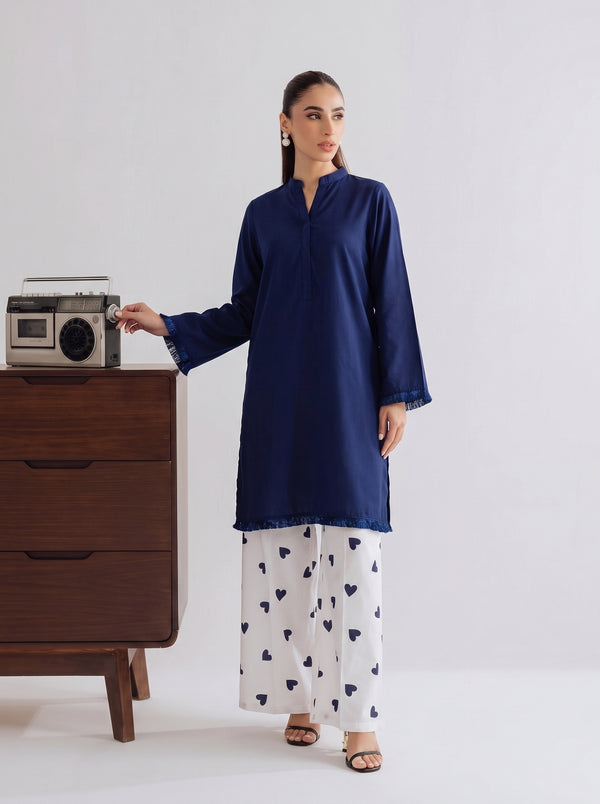 Stitched HANIA AMIR HEART CO-ORD SET