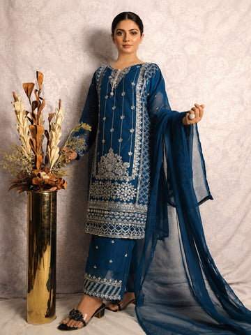 Elegant Chiffon 3 Piece Suit