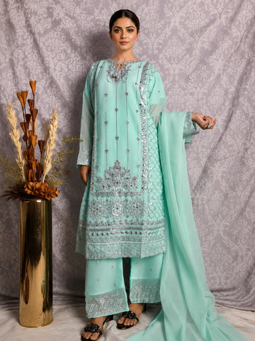 Elegant Chiffon 3 Piece Suit
